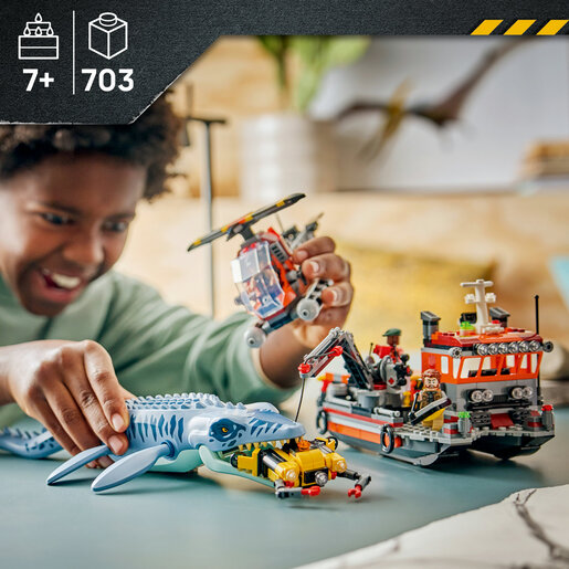 LEGO® Jurassic World Napad mosasaura na brod 77983