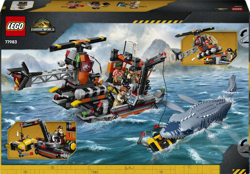 LEGO® Jurassic World Napad mosasaura na brod 77983