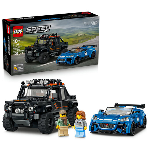 LEGO® Speed Champions Jaguar Project 7 i Land Rover Defender 77264