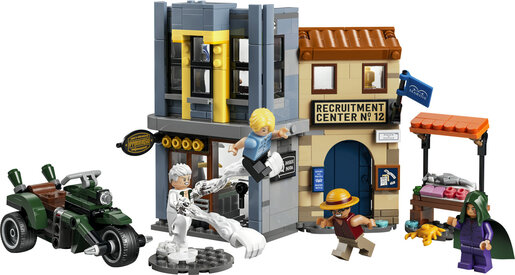 LEGO® ONE PIECE Obračun s kapetanom Smokerom 75642