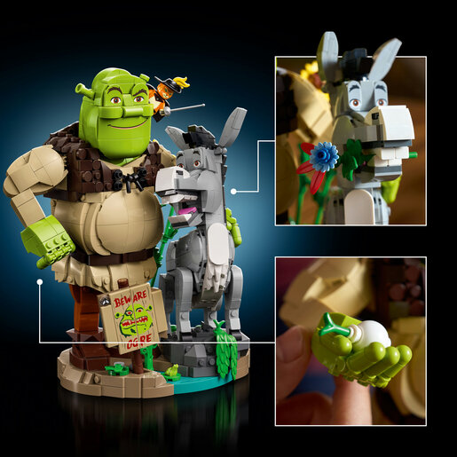 LEGO® Shrek: Shrek, Magarac i Mačak u Čizmama 72423