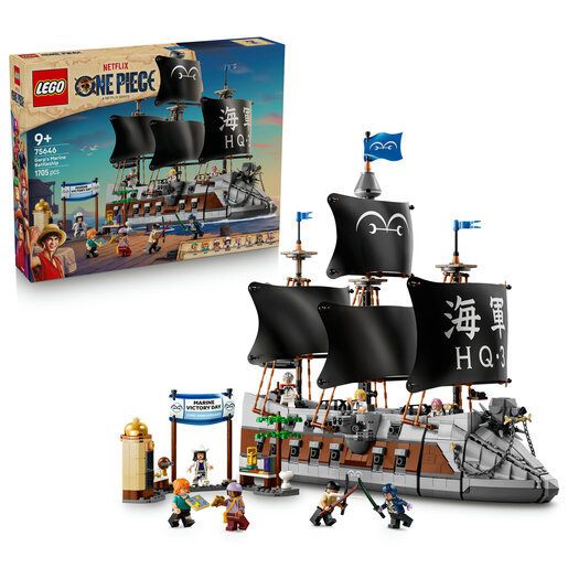 LEGO® ONE PIECE Garpov pomorski ratni brod 75646