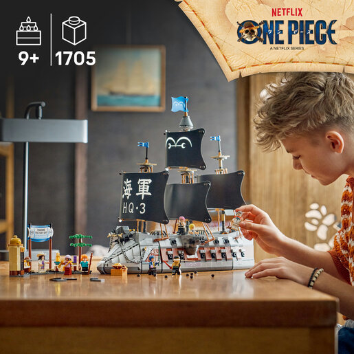 LEGO® ONE PIECE Garpov pomorski ratni brod 75646