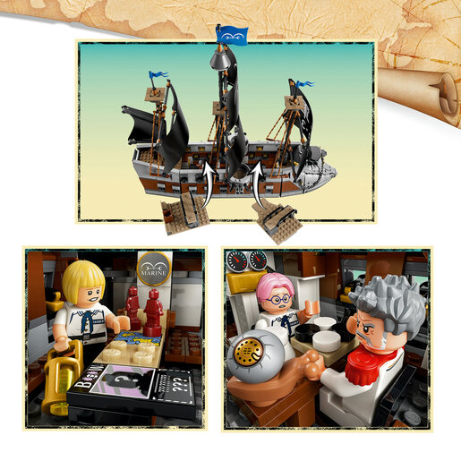 LEGO® ONE PIECE Garpov pomorski ratni brod 75646