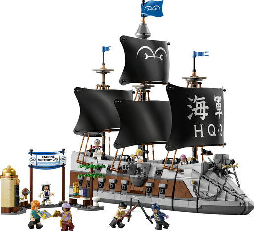 LEGO® ONE PIECE Garpov pomorski ratni brod 75646