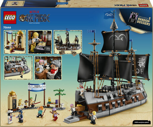 LEGO® ONE PIECE Garpov pomorski ratni brod 75646