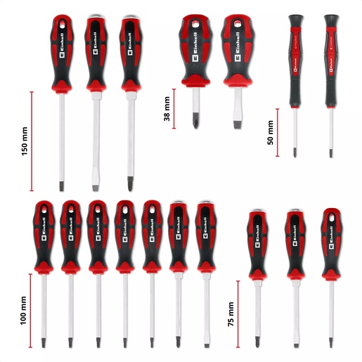Einhell umetak za E-Case, set odvijača, 17/1