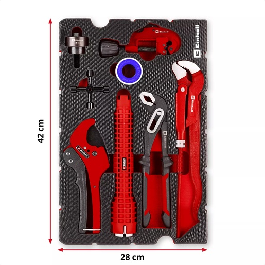 Einhell umetak za E-Case, vodoinstalaterski set, 8/1