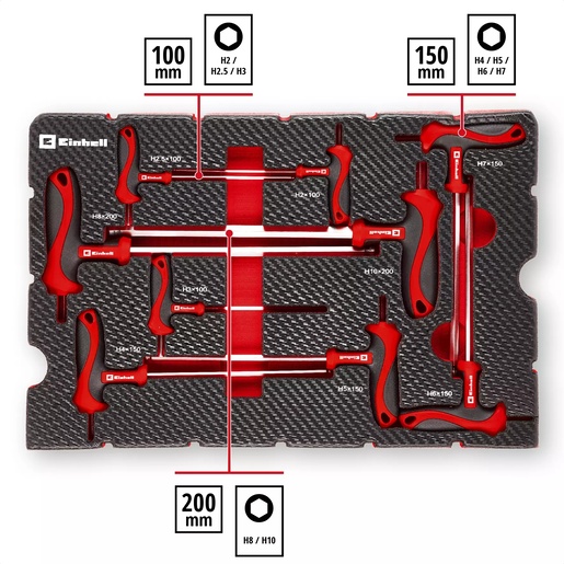 Einhell umetak za E-Case, set T-odvijača, 9/1