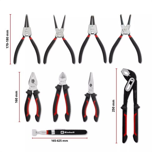 Einhell umetak za E-Case, set kliješta, 9/1