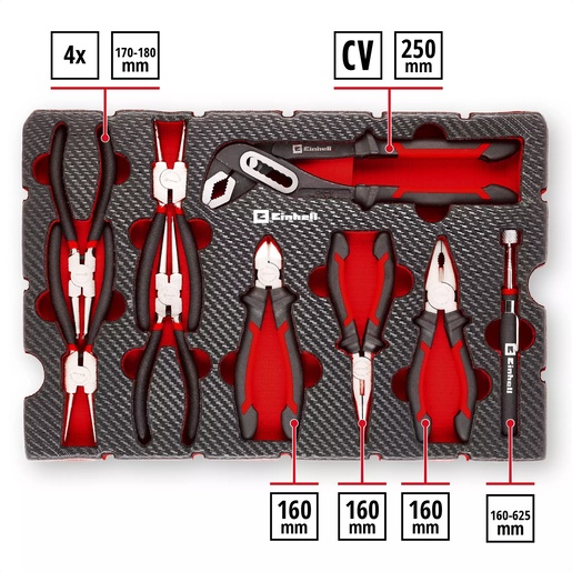 Einhell umetak za E-Case, set kliješta, 9/1