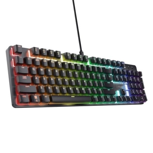 TRUST GXT 871 Zora, mehanička tipkovnica, gaming, crna
