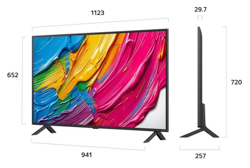 LG 50" QNED AI TV 50QNED80A6A, 4K UHD, webOS Smart TV, AI Processor Gen8, HDR10