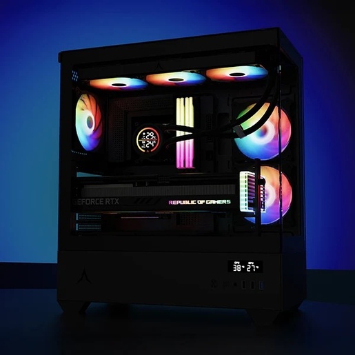 Kućište Spire U30 Plus RGB Black