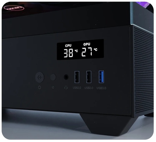 Kućište Spire U30 Plus RGB Black