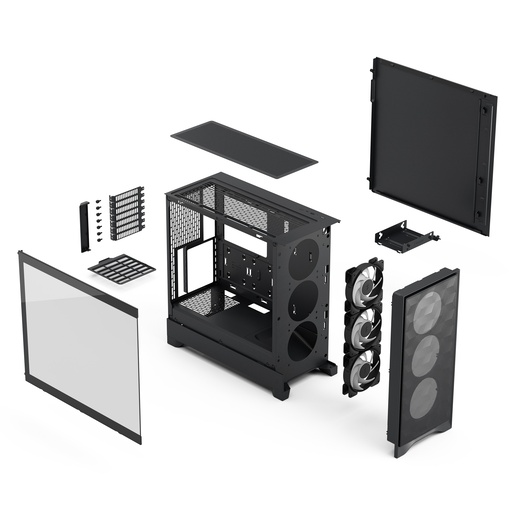 Kućište Fractal Pop 2 Air Black TG RGB