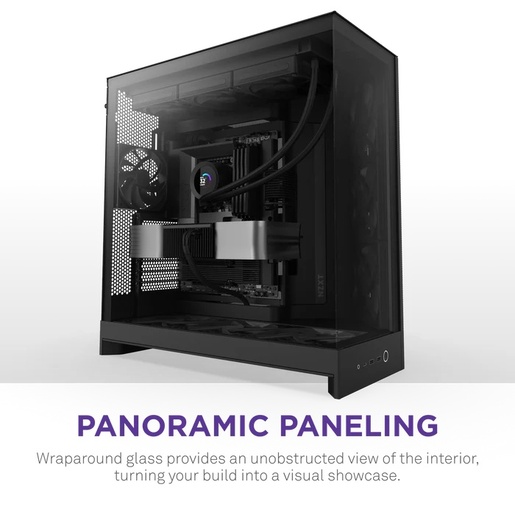 Kućište NZXT H9 Flow 2025, crno