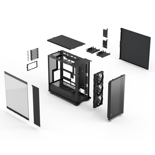 Kućište Fractal Epoch XL Black TG Light Tint