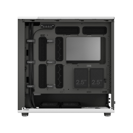 Kućište Fractal North XL Chalk White TG Clear Tint
