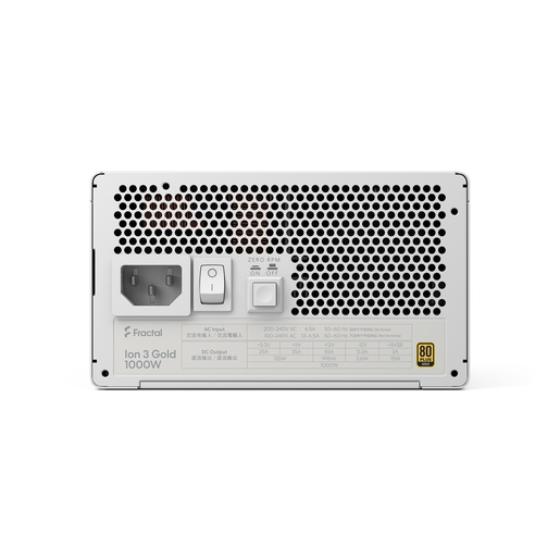 Napajanje Fractal Ion 3 Gold 1000W White, 80+ Gold, modularno