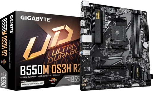 Matična ploča Gigabyte B550M DS3H R2, AMD B550, AM4, mATX