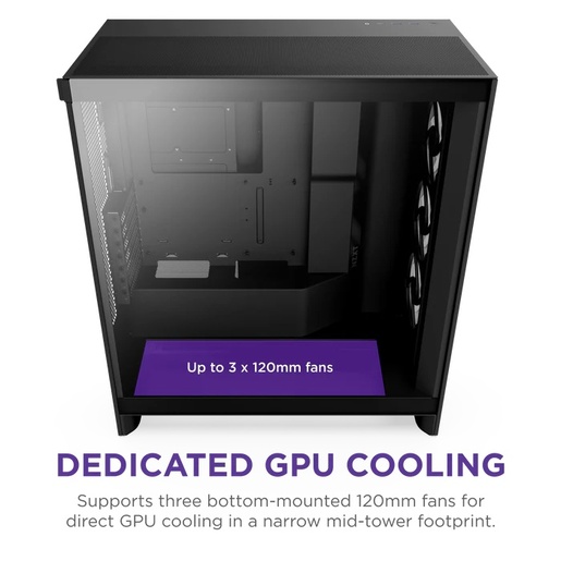 Kućište NZXT H7 Flow RGB 2024, crno