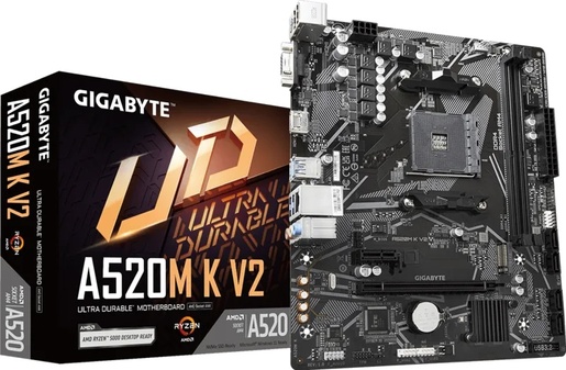 Matična ploča Gigabyte GA-A520M-K V2, AMD A520, AM4, mATX