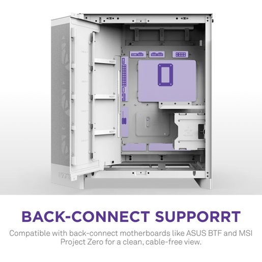 Kućište NZXT H9 Flow 2025, bijelo