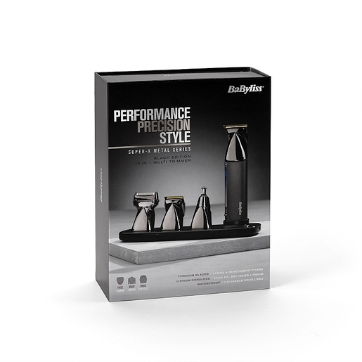 BaByliss multitrimmer MT991E Super-X Metal 15u1 lithium
