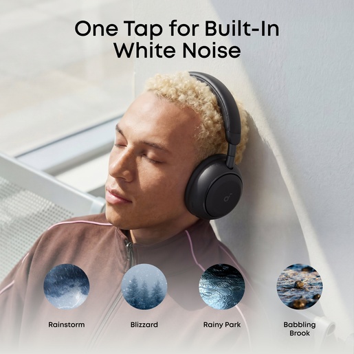 ANKER Soundcore Space 2 naglavne Bluetooth slušalice, ANC, crne