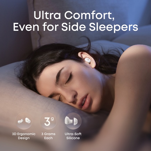 ANKER Soundcore Sleep A30 TWS slušalice za spavanje, ANC, bijele