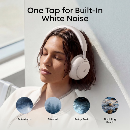 ANKER Soundcore Space 2 naglavne Bluetooth slušalice, ANC, bijele