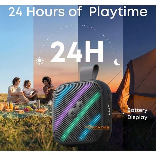 ANKER Soundcore Boom Go 3i Bluetooth zvučnik, 15 W, crni