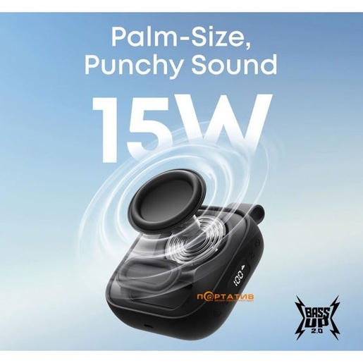 ANKER Soundcore Boom Go 3i Bluetooth zvučnik, 15 W, crni