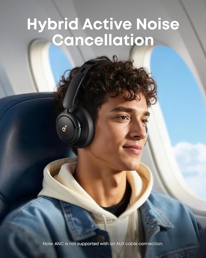 ANKER Soundcore Life Q30 naglavne Bluetooth slušalice, Hybrid ANC, crne