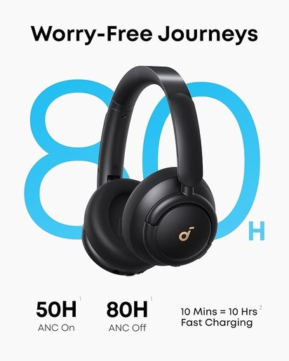 ANKER Soundcore Life Q30 naglavne Bluetooth slušalice, Hybrid ANC, crne