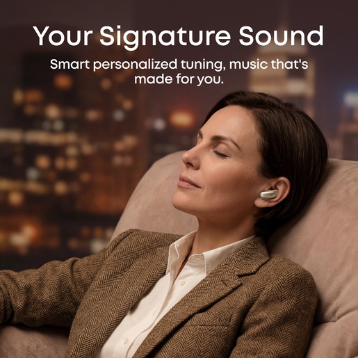 ANKER Soundcore Liberty 5 Pro Max TWS slušalice, ANC, AI Smart Case, zlatne
