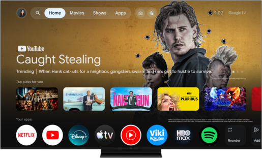 TCL 75" RGB Mini-LED TV 75RM7L, Premium 4K, Google TV, 144Hz, ONKYO 2.1 audio