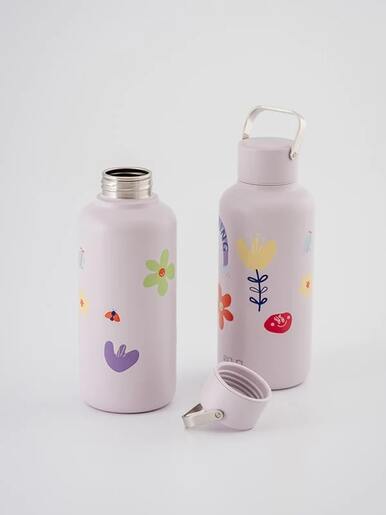 EQUA, boca od nehrđajućeg čelika, Flower Power, 600ml