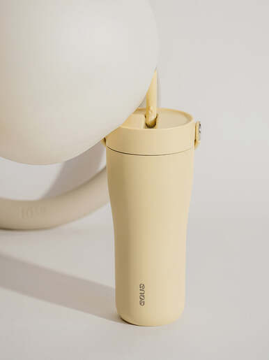EQUA CARRY Cup, termo šalica od nehrđajućeg čelika za čaj/kavu, 600ml, Butter
