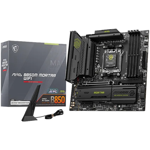Matična ploča MSI MAG B850M MORTAR WIFI, AMD B850, AM5, mATX