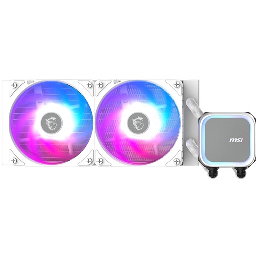 Hladnjak za procesor MSI MAG CORELIQUID A13 240, AIO vodeno hlađenje, 240mm, bijeli