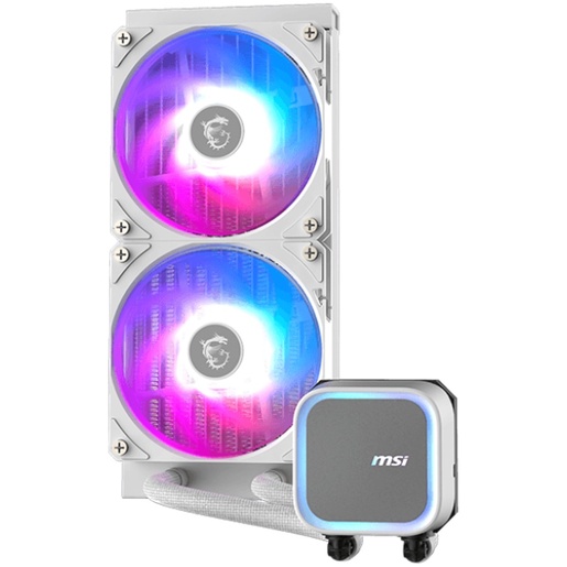 Hladnjak za procesor MSI MAG CORELIQUID A13 240, AIO vodeno hlađenje, 240mm, bijeli