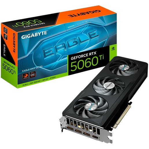 Grafička kartica Gigabyte, nVidia GeForce RTX 5060 Ti EAGLE MAX OC 8GB GDDR7, PCIe 5.0, 3x DP, 1x HDMI (GV-N506TEAGLEMAX OC-8GD)