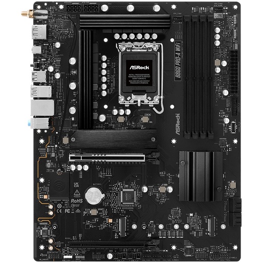 Matična ploča ASRock B860 Pro-A WiFi, Intel B860, LGA1851, ATX