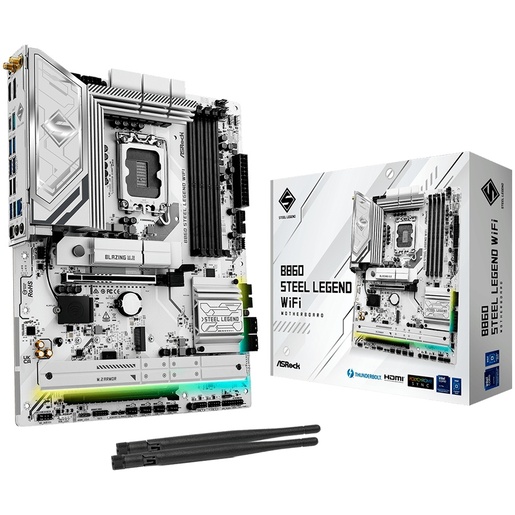 Matična ploča ASRock B860 Steel Legend WiFi, Intel B860, LGA1851, ATX