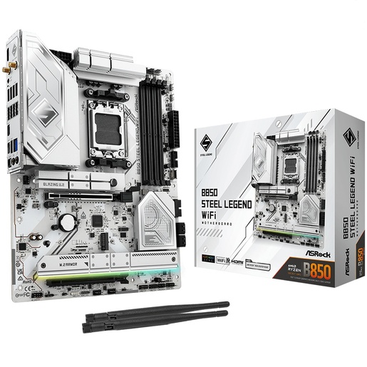 Matična ploča ASRock B850 Steel Legend WiFi, AMD B850, AM5, ATX