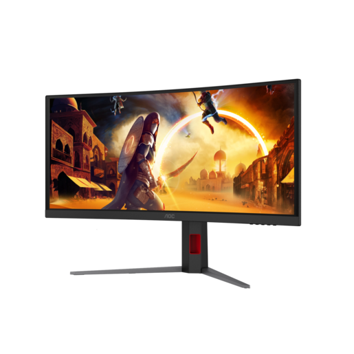 AOC 34" gaming monitor CU34G4CA, WQHD, 180Hz, VA, zakrivljeni