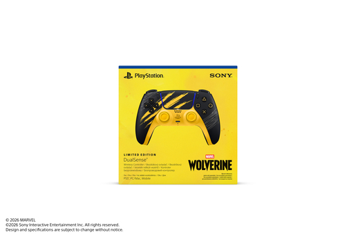 PS5 Dualsense Wireless kontroler, Marvel’s Wolverine Battle Yellow Limited Edition