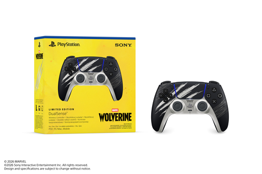 PS5 Dualsense Wireless kontroler, Marvel’s Wolverine Adamantium Limited Edition
